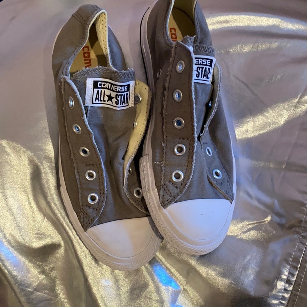 Size 2 Converse Khaki Sneaks